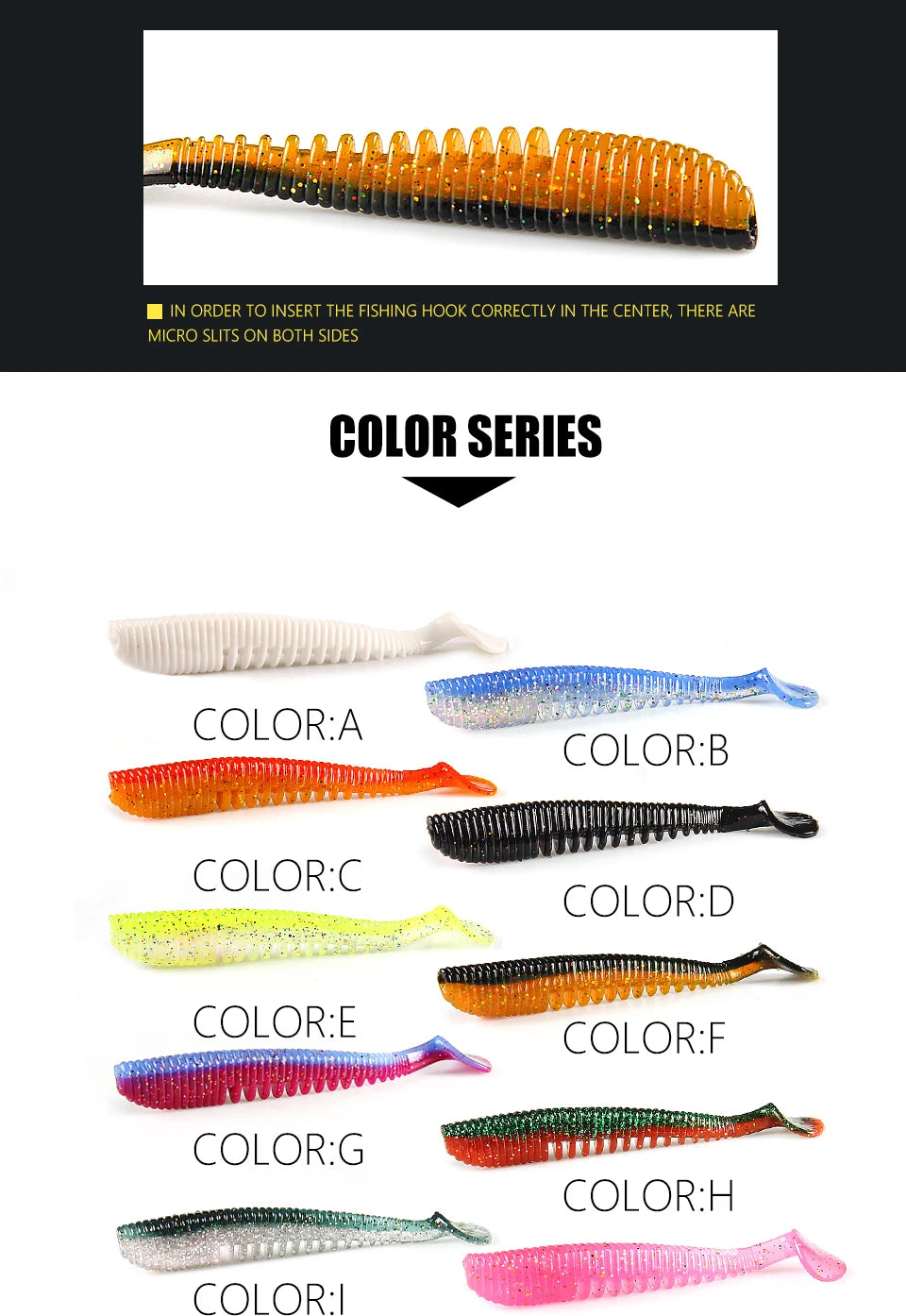 2023 Supercontinent 50mm 80mm 95mm 110mm Fishing Lures soft lure Artificial bait Predator Tackle for pike and Pike