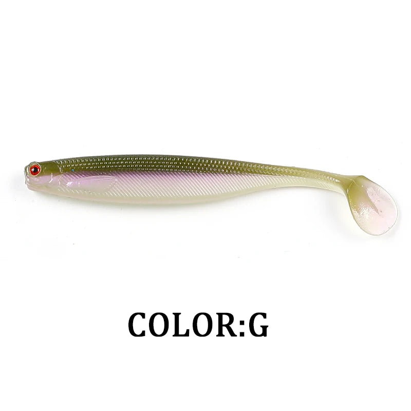 2022 Supercontinent ShadTeez 5cm/7cm/10cm Pike Zander Predator Fishing 3d eyes Soft lure Fishing lures