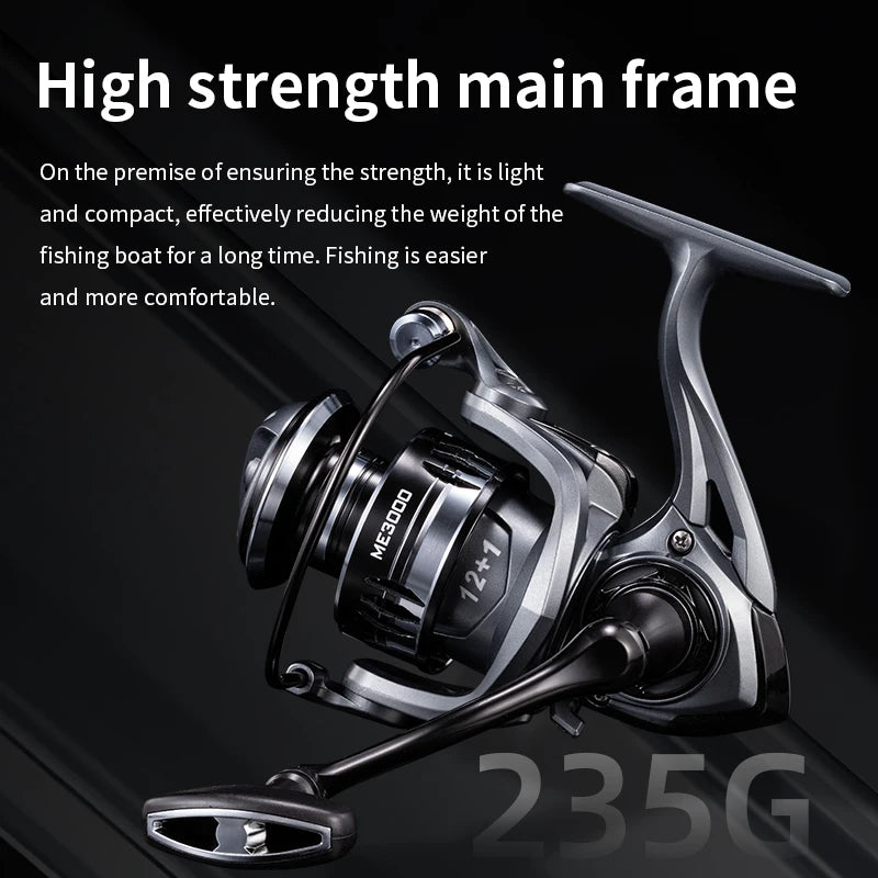 Rooblinos ME fishing reel spinning reel smooth - running fishing reel