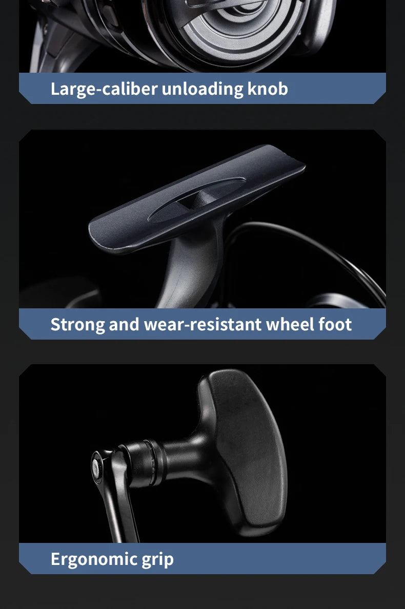 Rooblinos ME fishing reel spinning reel smooth - running fishing reel