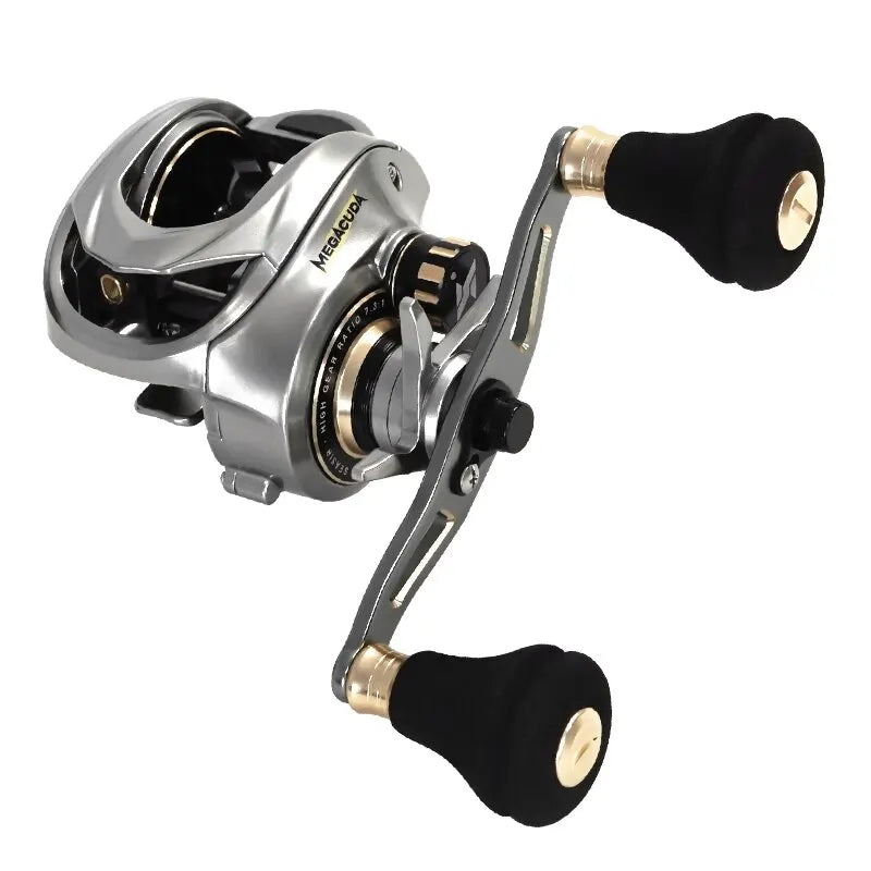 Carretilha Seasir Megacuda(225g) Drag 15KG 6.5:1 Alumino