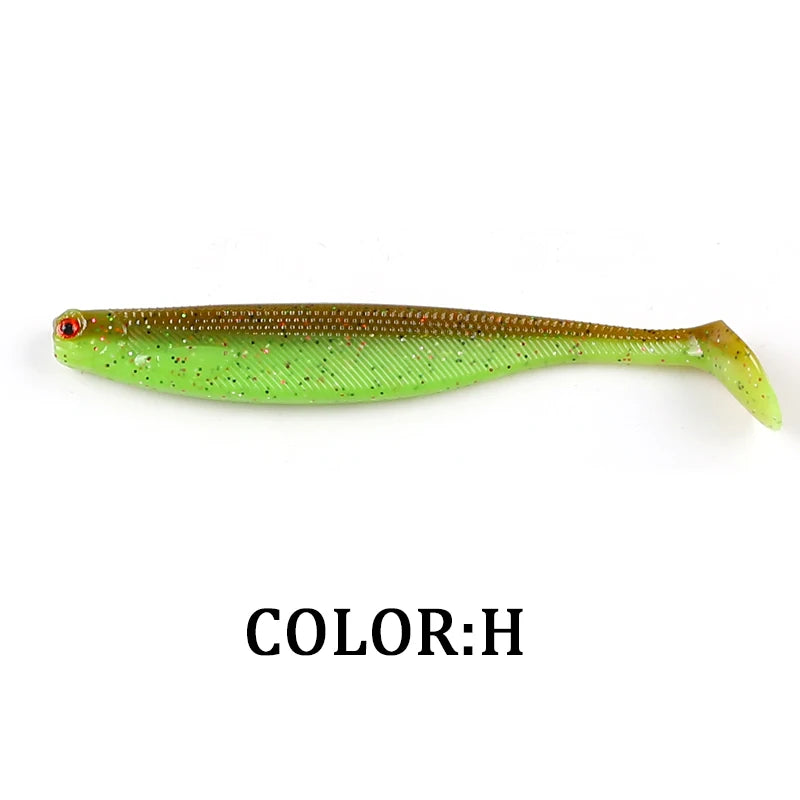 2022 Supercontinent ShadTeez 5cm/7cm/10cm Pike Zander Predator Fishing 3d eyes Soft lure Fishing lures