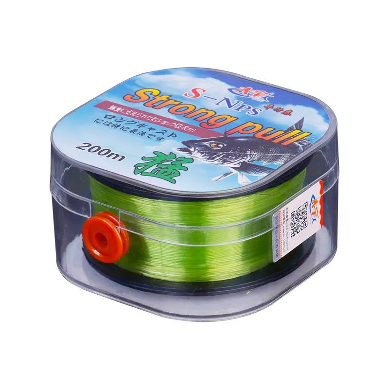 200M Super Strong Fishing Line Japan Durable Monofilament Nylon Fishing Line Sea/Freshwater Main Line Leader Fishing Wire 2-33LB