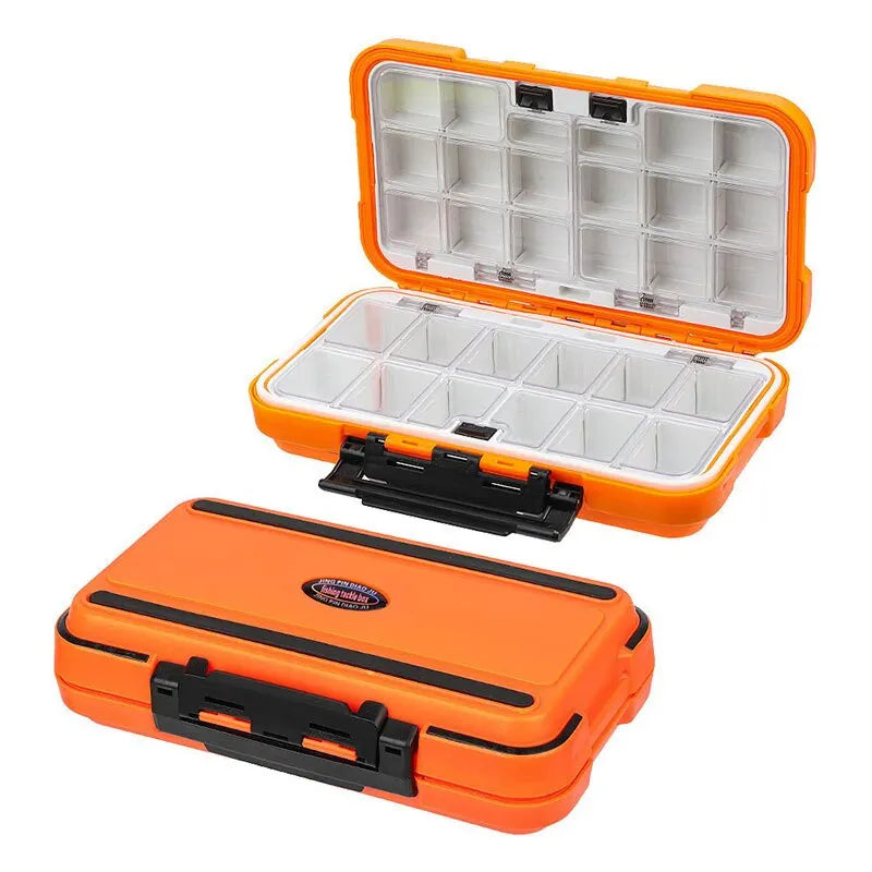 Fishing Waterproof Fishing Tackle Box Double Sided Opening and Closing Bait Tool Storage Box Multifunctional Goods