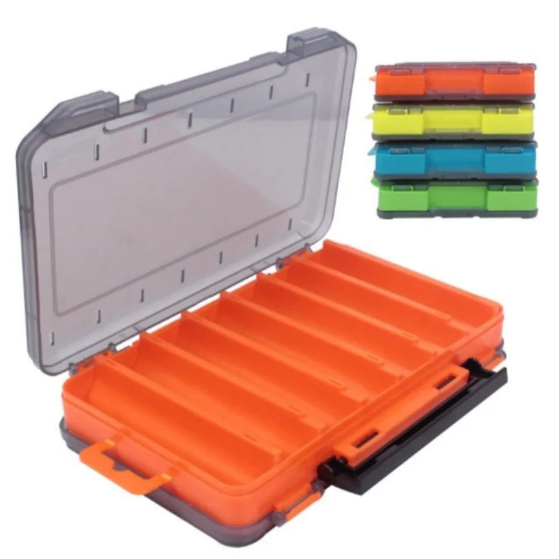 12 Compartments Fishing Box Outdoor Portable Double Sided Lure Bait Organization Multi Functional High Quality Fishing Tool Box