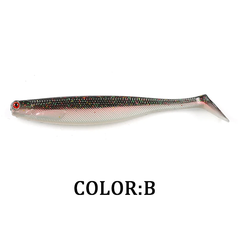 2022 Supercontinent ShadTeez 5cm/7cm/10cm Pike Zander Predator Fishing 3d eyes Soft lure Fishing lures