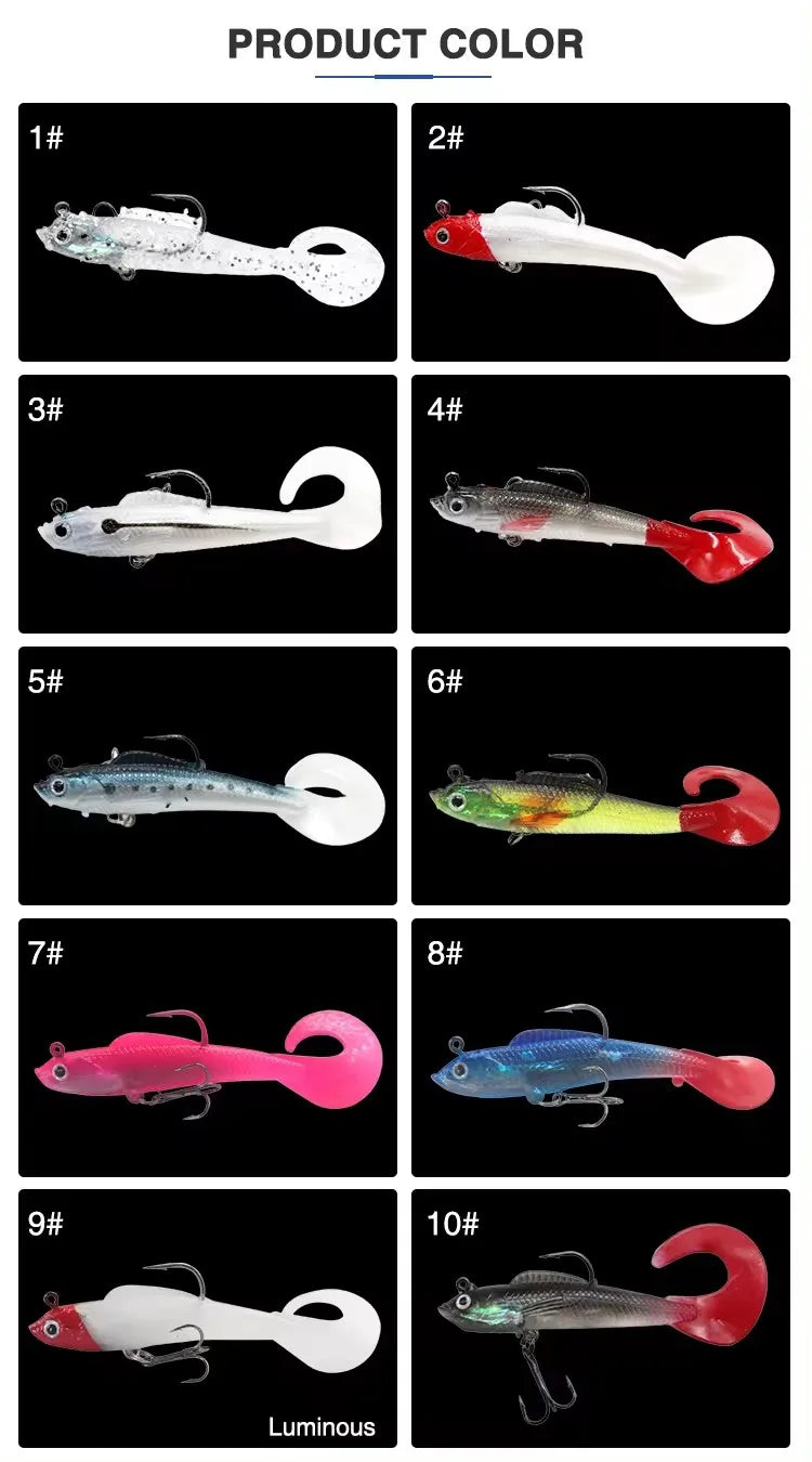 Lure Bait Soft Bait Dronchocerus 10cm 9.5g Fishing Gear Soft Bait