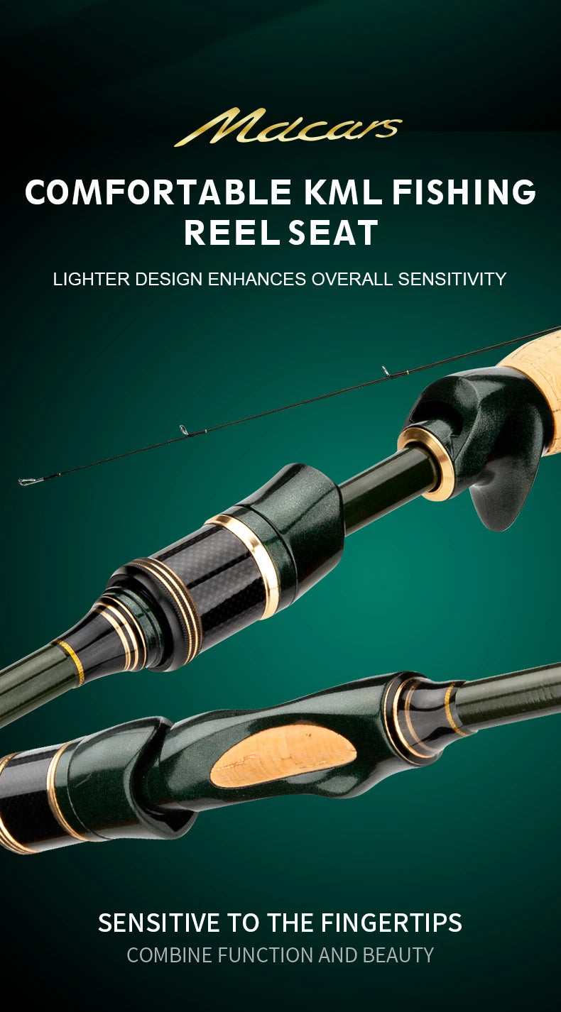 CEMREO Travel Rod Spinning Casting Carbon Fishing Rod 1.8m/2.1m/2.4m Portable Fishing Rod Good Quality Fishing Tackle MACARS