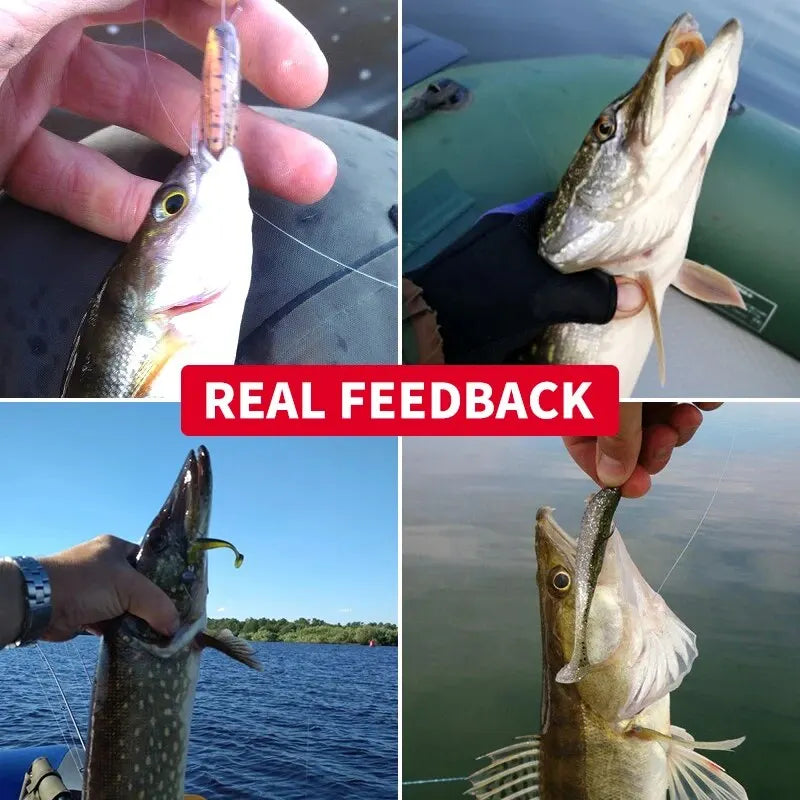 MEREDITH Easy Shiner Fishing Lures 50mm 65mm 75mm 100mm Wobblers Carp Fishing Soft Lures Silicone Artificial Plastic Baits