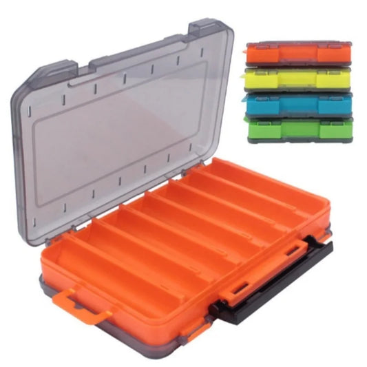 12 Compartments Fishing Box Outdoor Portable Double Sided Lure Bait Organization Multi Functional High Quality Fishing Tool Box
