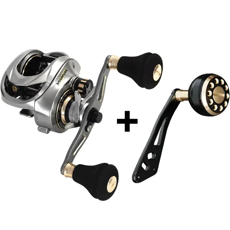 Carretilha Seasir Megacuda(225g) Drag 15KG 6.5:1 Alumino